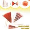 Ruidee Pack of 6 Paper Fans Decoration Hanging Decoration for