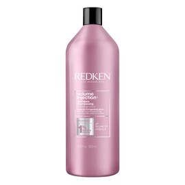 Redken Volume Injection Shampoo | For Fine Hair | Adding lift & Body | Paraben Free | 33.8 fl. Oz (Pack of 1)