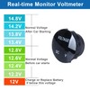 DMWD 1Pc Car Voltage Gauge 12V 24V LED Display Voltmeter