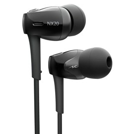 Radius HP-NX20 High Resolution Compatible Earphones: NeEXTRA Series with FLW Structured Driver High Resolution Wired In-Ear Headphones HP-NX20K (Black)