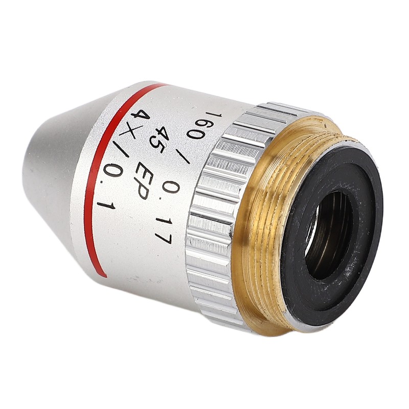 4X Objective Lens 195EP Achromatic Objective Lens Replacement for Biological