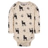 Gerber Baby 6 Pack Long-Sleeve Onesies Bodysuit, Moose