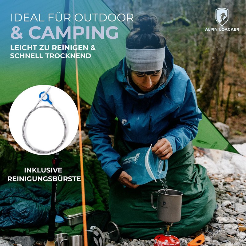 ALPIN LOACKER Outdoor Hydration Bladder with Drinking Tube for Sports