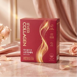 Ever Collagen Skin & Hair Han Ji-min Low Molecular Collagen Skin Moisturizing Hair UV Joint Home Shopping Effectiveness 2 Boxes / 에버콜라겐 스킨앤헤어 한지민 저분자 콜라겐 피부보습 모발 자외선 관절 홈쇼핑 효능 2박스