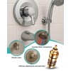 130156 Thermostatic Cartridge Fits for Moen Shower Faucet Water Valve,