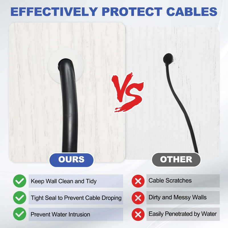 PATIKIL Silicone Rubber Grommet, 22 Pcs 11/16"(18mm) Drill Hole, 3/8"(9mm)