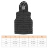 Heated Vest Three Level Temperature Adjustment Waterproof Black Electric Heating