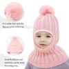Zsedrut Toddler Kids Winter Hats for Girls Boys Warm Balaclava