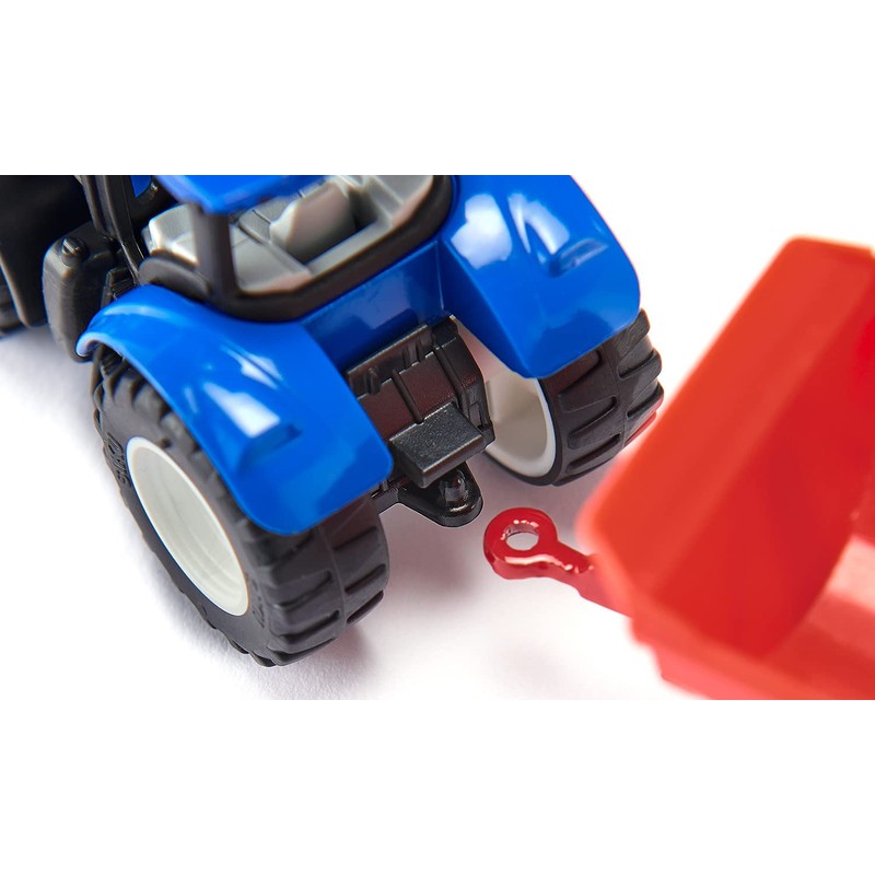 siku 1544, New Holland Tractor with Pallet Fork and Pallet,
