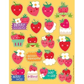 Eureka Strawberry Stickers, Scented (650917)