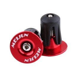 Handlebar Plugs, Handlebar Plugs, 2 Pieces, Bicycle Handlebar End Plugs, Colourful Aluminium Bicycle Handlebar Grips End Plugs, Bike Bar End Caps, Bike Accessories for Mountain Bike, Road Bike, MTB