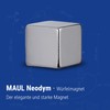 MAUL Neodym Magnet 15x15x15mm (1 Stück) | Magnet stark mit