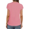 Trendy Womens Summer Tops 2025- Chic Ruched Short-Sleeve Crewneck T