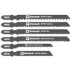 Original Einhell 10 Piece Jigsaw Blade Set (Jigsaw Accessory, T
