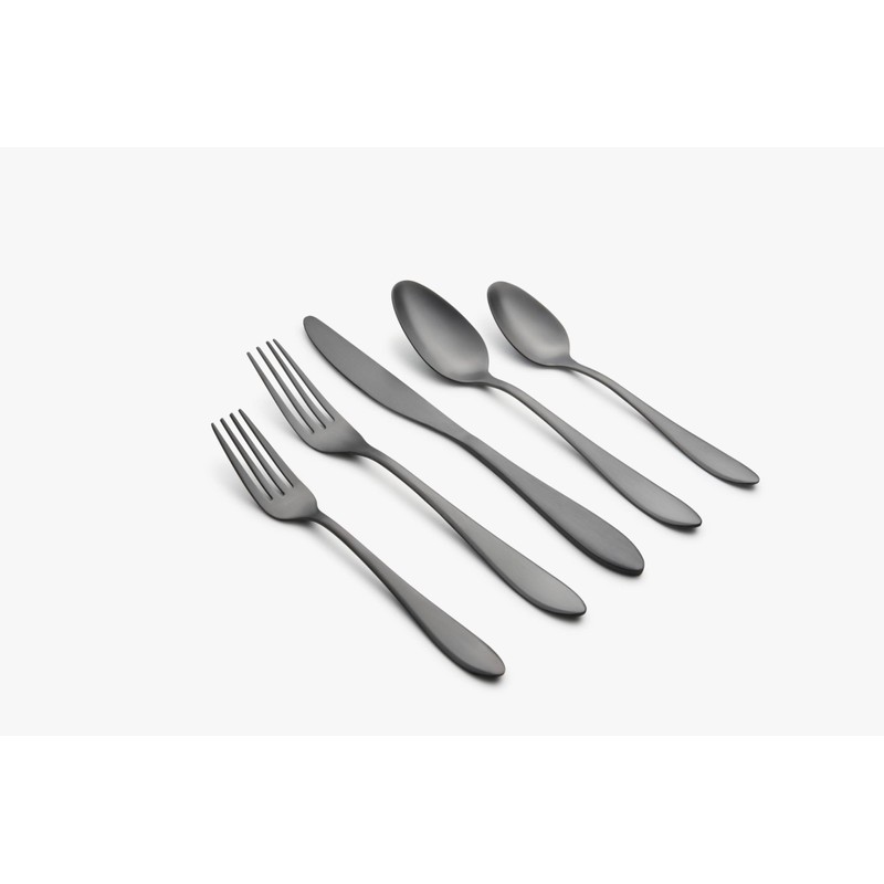 Cambridge 501703MEI Delia Black Satin Dinner Fork