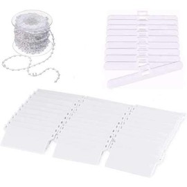 Vertical Blind 89mm Vertical Blind Bottom Weights Top Hangers and Bottom Chain Repair KIT (10)