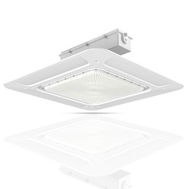 180W LED Canopy Light, 25200LM 5700K, IP65 Waterproof, 100-277V, DLC & UL Listed, Surface Mount, 800W HID/HPS Equivalent, for Gas Stations, Airports, Warehouses, Stadiums, Factorie