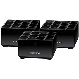 Netgear Nighthawk Mesh WiFi 6 System (MK6W) Up to 4,500 sq. ft. Dual-Band Easy Mesh Compatible Internet Speeds Over 100Mbps