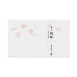 Kamiiso No.3004 Kimono Beauty Traditional Paper Nantenho Pattern, 6.9 x 5.7 inches (175 x 145 mm), Pack of 20