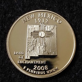 2008-S New Mexico State Clad S Proof Quarter uncirculated