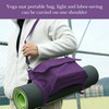 LUEXBOX Yoga Mat Bag with Liner Partition Storage Pockets, Oxford