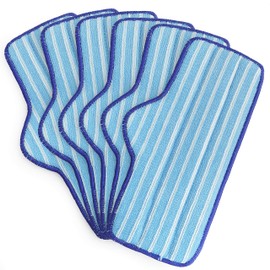 Flintar 6 Packs of Premium Microfiber Pads, Compatible with Dupray Neat Steam Cleaner, Durable, Reusable and Machine Washable