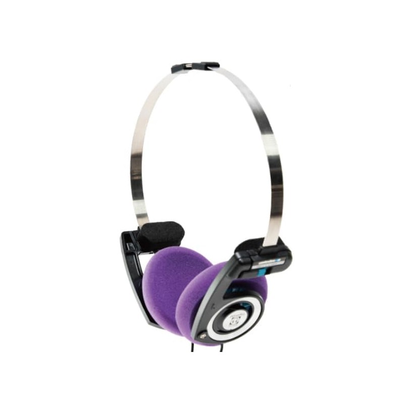 YAXI EARPADS for Koss PORTAPRO 2Pairs (Purple+Black)