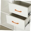 WOONEKY 5 Set Solid Wooden Cabinet Pull Handles Durable Furniture
