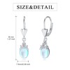 Flpruy Valentine's Day Gifts - Sterling Silver Birthstone Earrings for