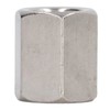20 Pcs Hex Coupling Nut M8x1.25 L15mm 304 Stainless Steel