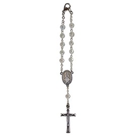 Cathedral Art April/Crystal Birthstone Car Rosary
