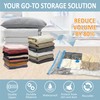 8 Pack Vacuum Storage Bags, Space Saver Bags (2 Jumbo/2