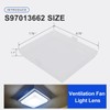 Laofudech AP5609551 Bathroom Vent Light Lens Cover Compatible with Nutone