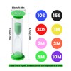 8 Pack Colorful Sand Timer, Hourglass Sand Clock Timer Set,