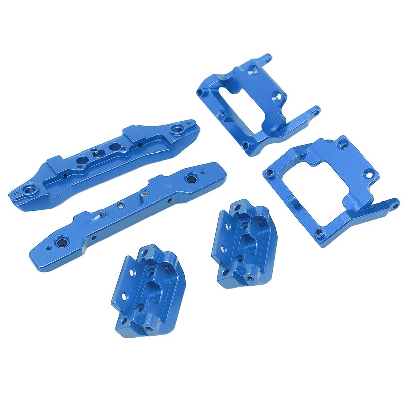 RC 1/18 Bumper Replacement Aluminum Alloy RC Front Rear Bumpers