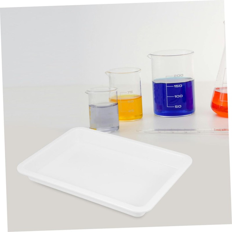 GLEAVI 4pcs Lab Sample Tray Acid Alkali Resistance Tray Laboratory