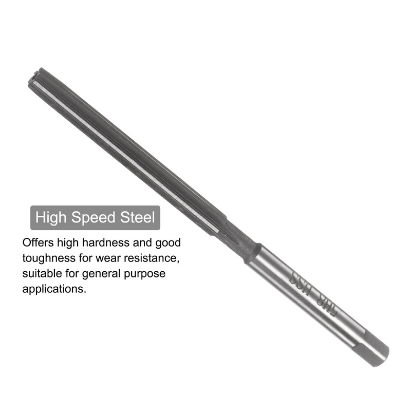 sourcing map Hand Reamers, 5mm H8 Metric Reamer Drill Bit