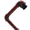 LEDSone Vintage Industrial Steampunk Table Lamp Rustic Red Water Pipe