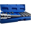 Spline Socket Bit Set 11 Piece 1/2 Drive Standard and
