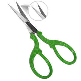 Cuticle Scissors Eye Brow Scissor Manicure Pedicure Grooming Nail Trimming Gold Green