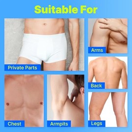 Hair Removal Cream, Painless Depilatory Cream for Men Women, Gentle Formula for Intimate Area Legs Underarms Body, Suitable for All Skin Types