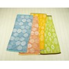 Kosugizen Jacquard Face Towels, Natural, 13.4 x 31.5 inches (34