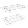 2-Pack Garage Wall Shelves, 2 x 4 ft/24 x 48