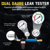 Kuntech 46PCS Compression & Leak Down Tester Kit Dual-Gauge for