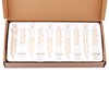 Jiaxix 10 Pack 10ml Glass Syringe With Caps