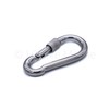 Pack of 2 - Carabiner snap hook with safety lock