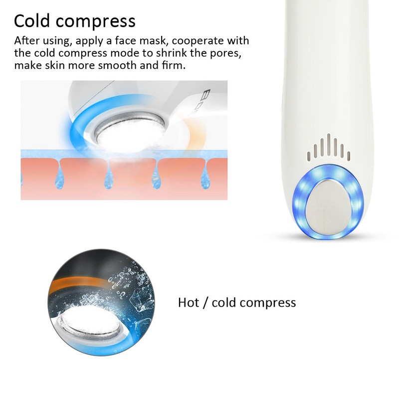 Hot and Cold Compress Vacuum Suction Blackhead Removal Machine Face