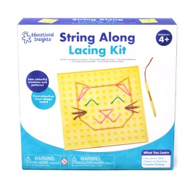 Learning Resources String-Along Lacing Kit, Fine Motor Toy, EYFS, Preschool and Home Learning, 4+