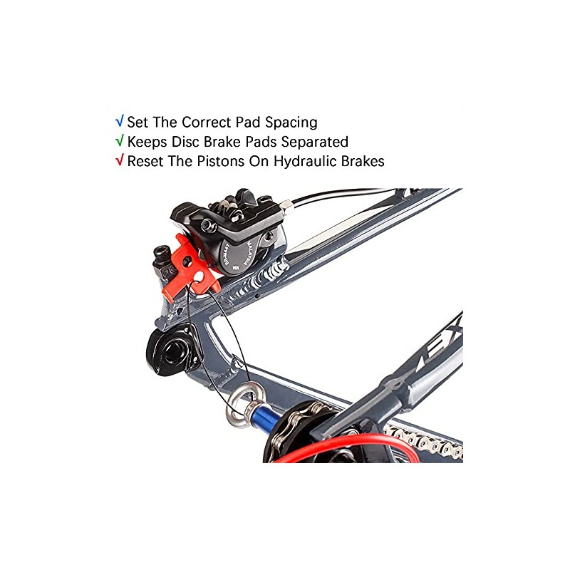 ALEOED Bicycle Brake Pad Spacer Hydraulic Disc Brake Spreader Instert