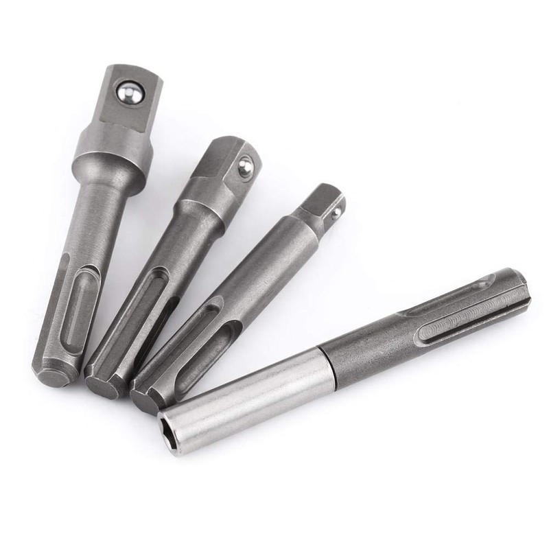KSTE SDS Plus Set Drill Bit Extension Connection Shank 1/4